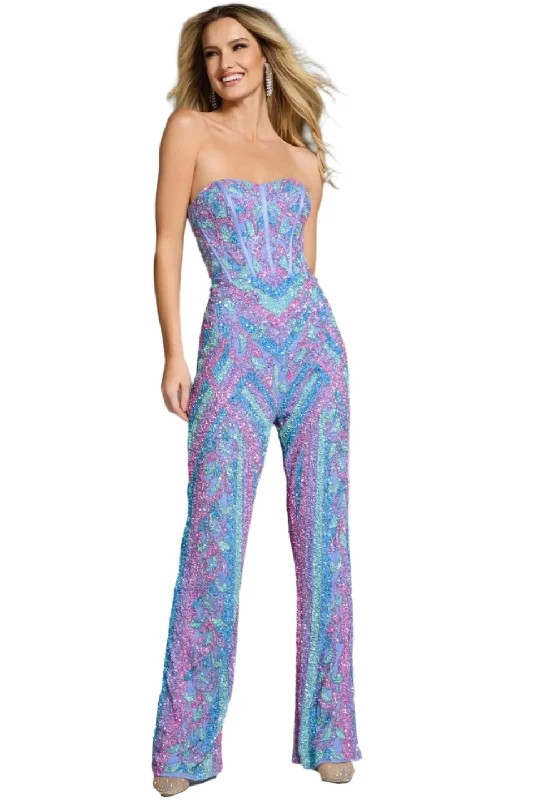 New Arrival Jovani 42597 Strapless Sequin Jumpsuit Formal Sequin Corset Beaded Pageant Fun Fashion New Arrival Jovani 42597 Strapless Sequin Jumpsuit Formal Sequin Corset Beaded Pageant Fun Fashion