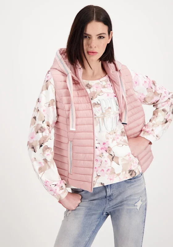 Online Exclusive Monari Short Quilted Gilet, Blossom Pink