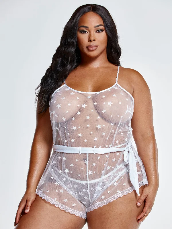 Reduced Prices Estrella Star Print Romper