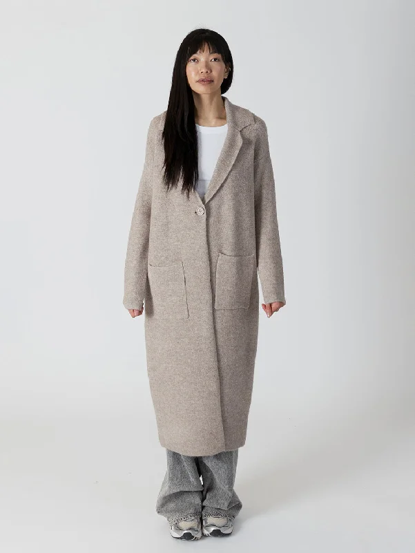 Deal Alert Jimmi Coat - Medium Oatmeal