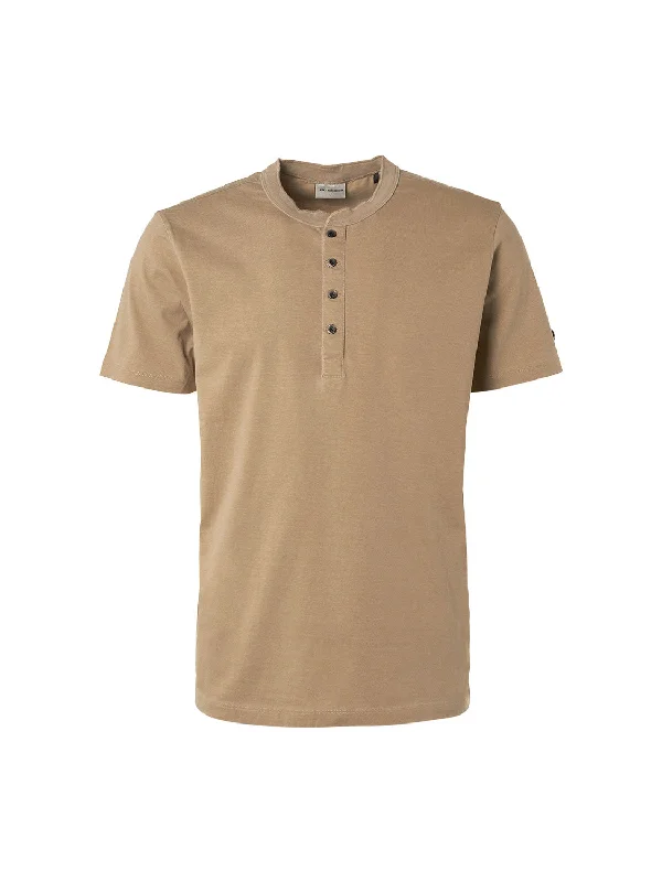 Flash Deals No Excess - Grandad Tshirt - Khaki