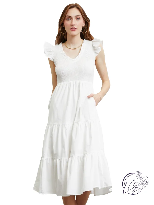 Huge Discounts Gentle Waves Poplin Dress
