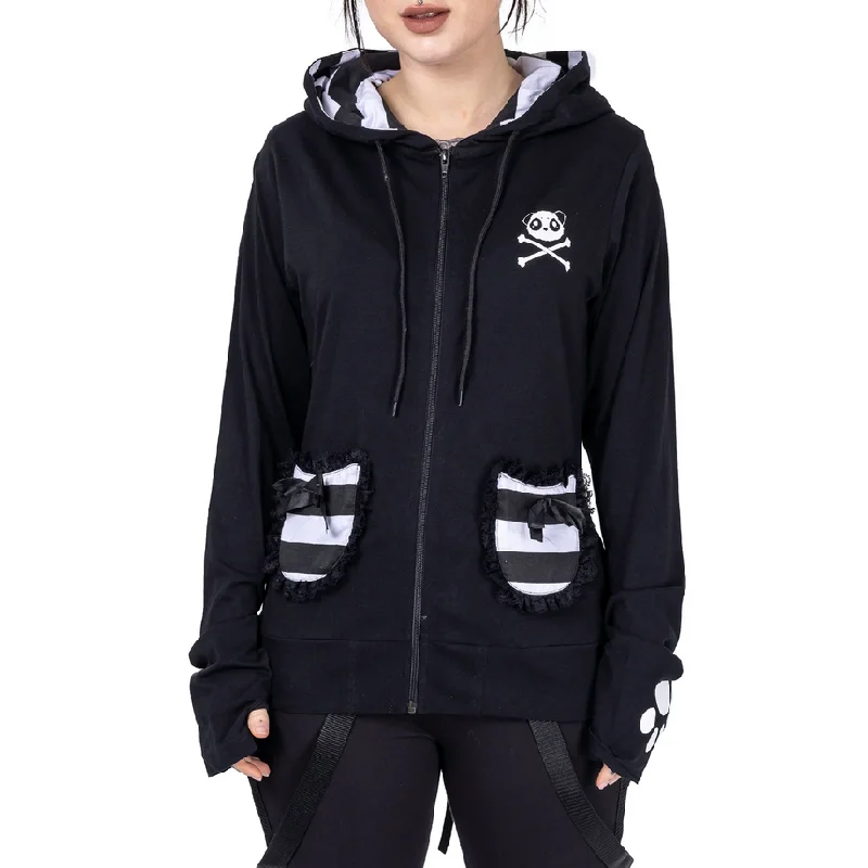Extra Discounts KP FRILL HOOD - BLACK