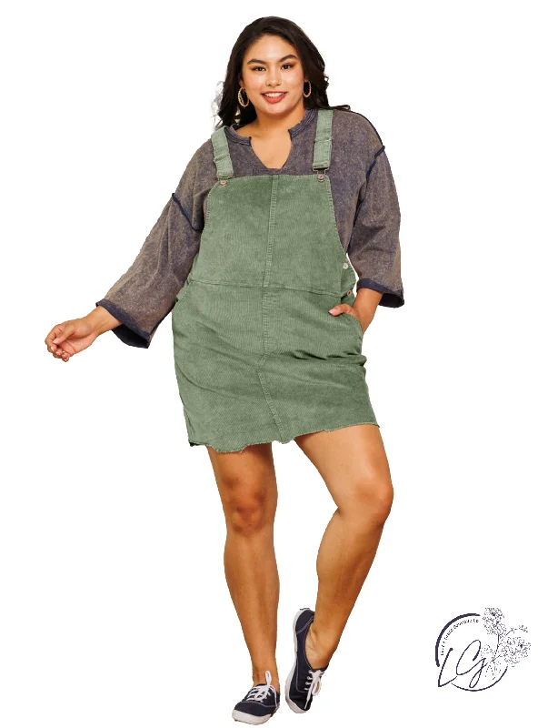 Massive Deals Curvy Fast Life Overall Dress