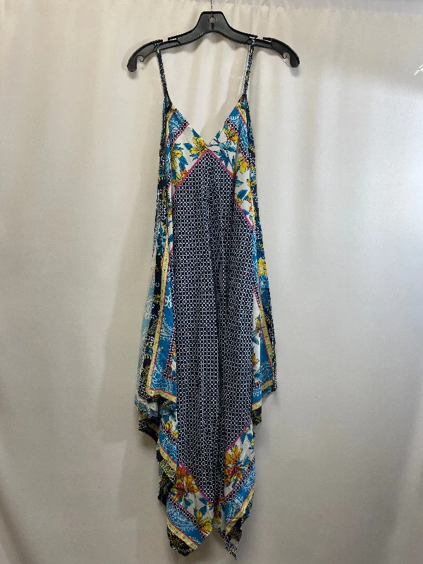 Best Deals Blue Dress Casual Midi Tommy Bahama, Size S
