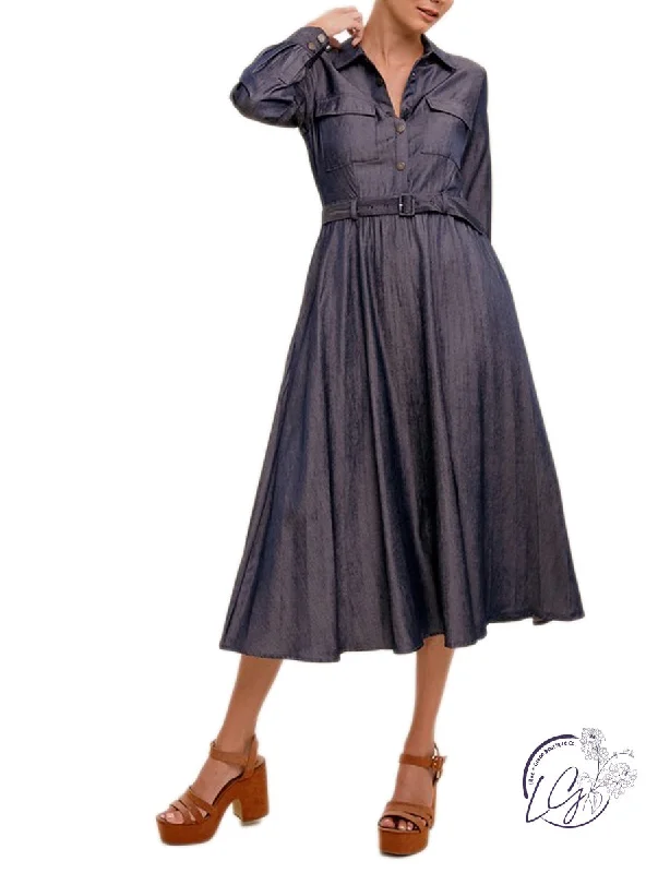 TIME-Limited Offer On Vacation 2 Cargo Midi dress
