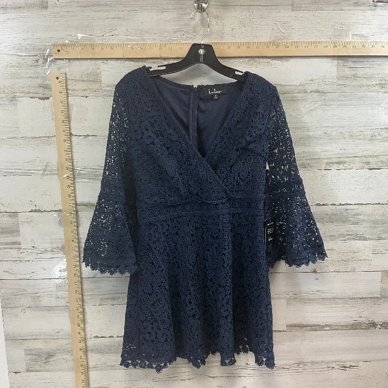 Best Bargains Blue Dress Party Short Lulu, Size M