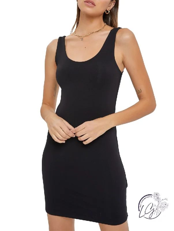 Instant Savings Sleek Silhouette Midi Dress