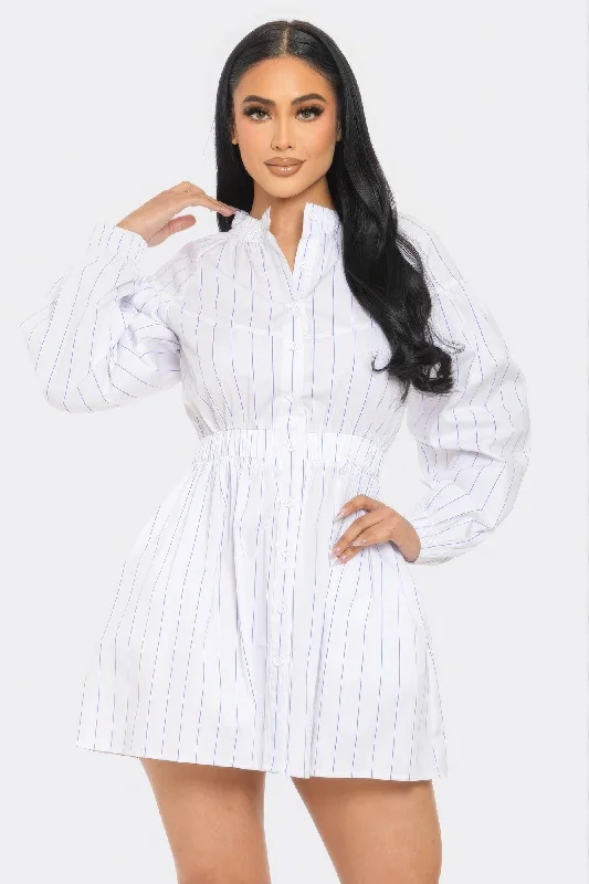 Early Access Striped Mini Dress