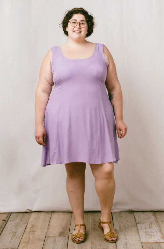 Price Cut Delana Dress in Lilac Challis