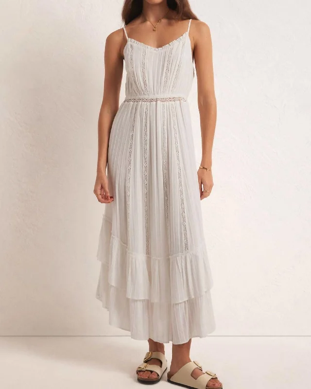 Best Deals Rose Maxi Dress In White | White