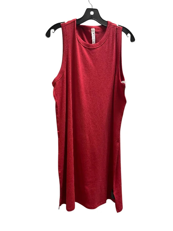 Savings Galore Athletic Dress By Lululemon In Red, Size: 12