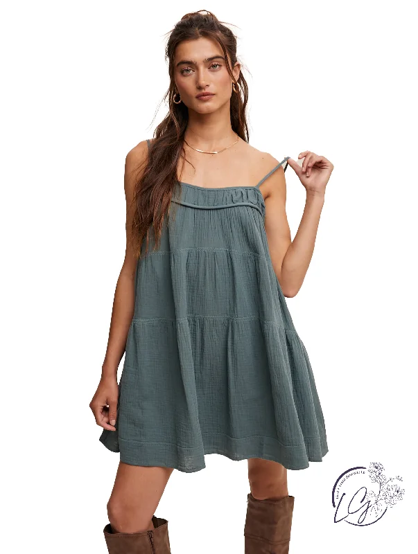 Discount Days Leaves And Cozy Teas Mini Dress