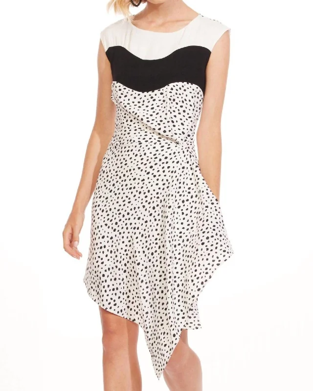 Final Clearance Luna Dress In Terazzo Dot | Terazzo Dot