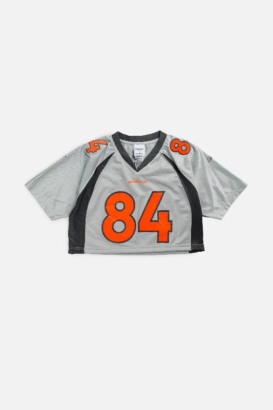 Weekend Deal Rework Crop Denver Broncos NFL Jersey - M
