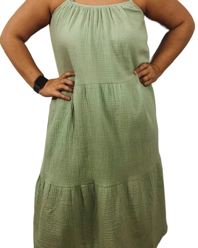Final Clearance On My Way Maxi Dress In Sage Green | Sage Green