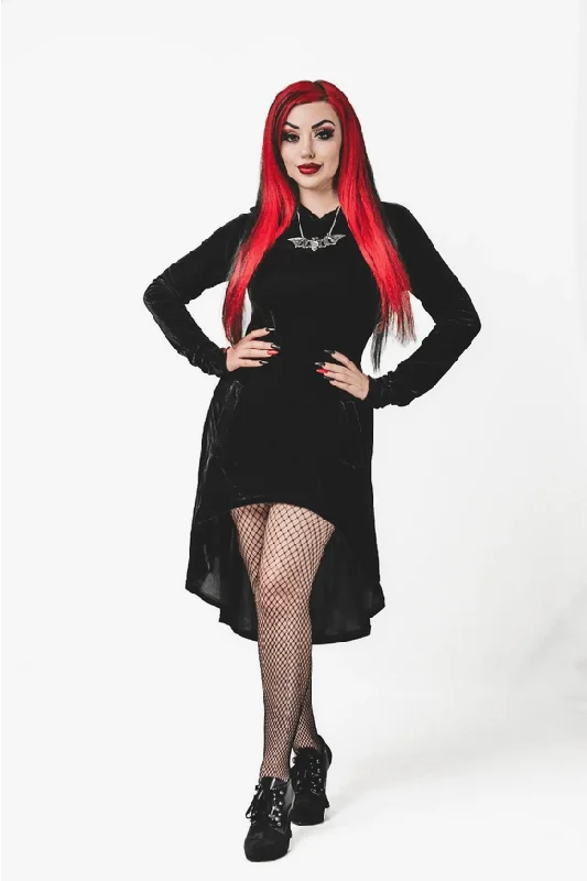 Members Only Evil Hekate Velvet Hoodie With Pockets